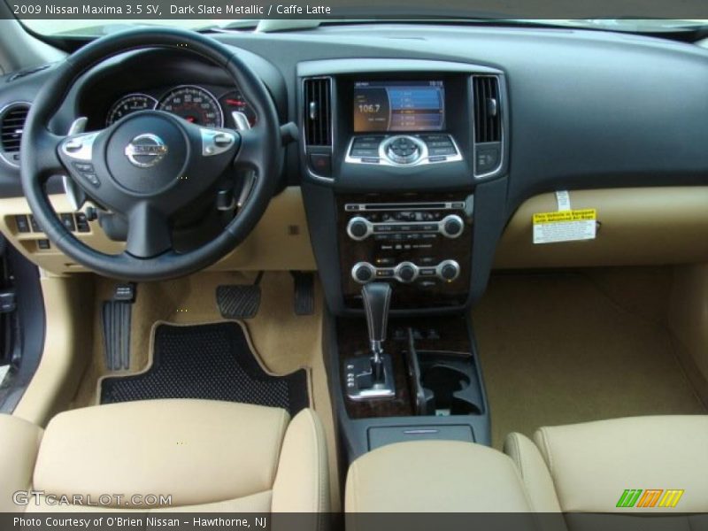 Dark Slate Metallic / Caffe Latte 2009 Nissan Maxima 3.5 SV