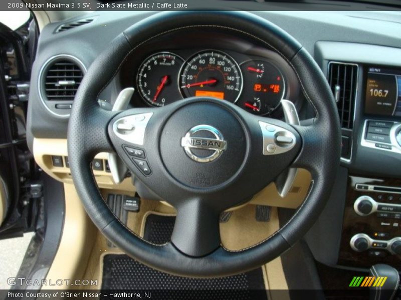 Dark Slate Metallic / Caffe Latte 2009 Nissan Maxima 3.5 SV