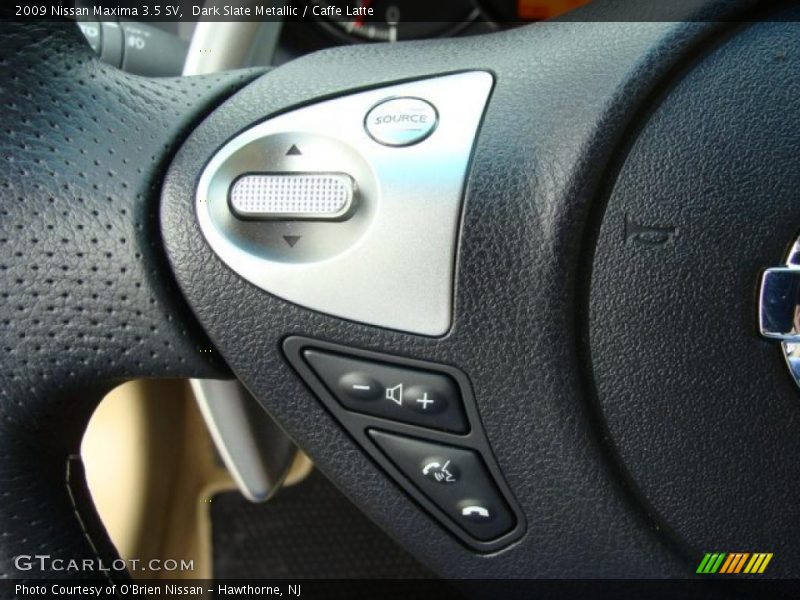 Dark Slate Metallic / Caffe Latte 2009 Nissan Maxima 3.5 SV