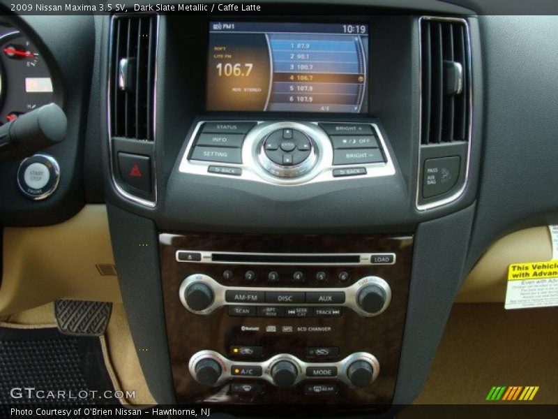 Dark Slate Metallic / Caffe Latte 2009 Nissan Maxima 3.5 SV