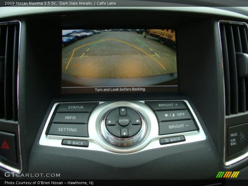 Dark Slate Metallic / Caffe Latte 2009 Nissan Maxima 3.5 SV