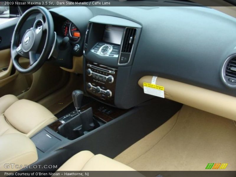 Dark Slate Metallic / Caffe Latte 2009 Nissan Maxima 3.5 SV