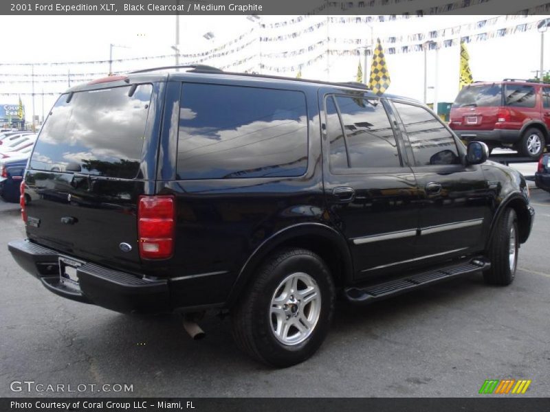 Black Clearcoat / Medium Graphite 2001 Ford Expedition XLT