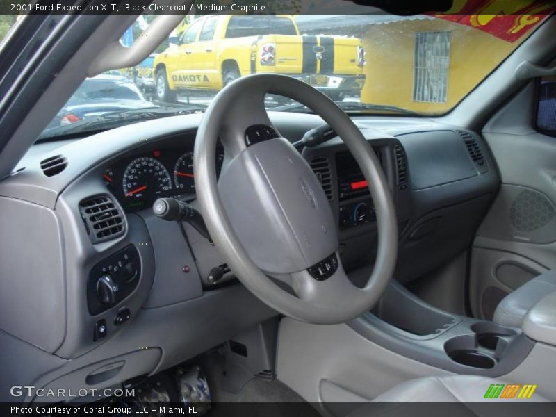 Black Clearcoat / Medium Graphite 2001 Ford Expedition XLT