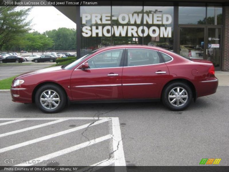 Red Jewel Tintcoat / Titanium 2008 Buick LaCrosse CX