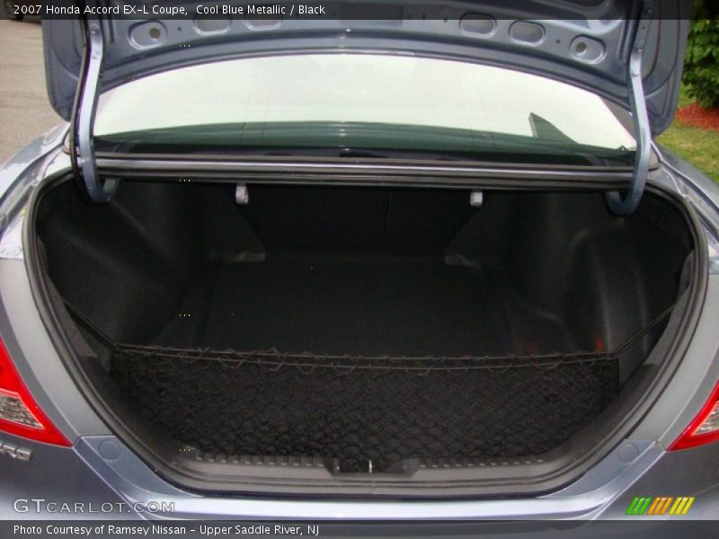 Cool Blue Metallic / Black 2007 Honda Accord EX-L Coupe