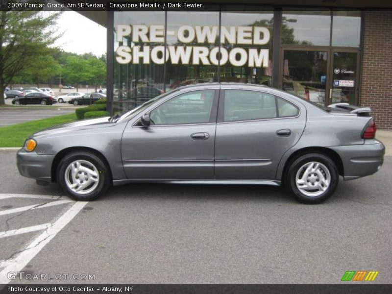 Graystone Metallic / Dark Pewter 2005 Pontiac Grand Am SE Sedan