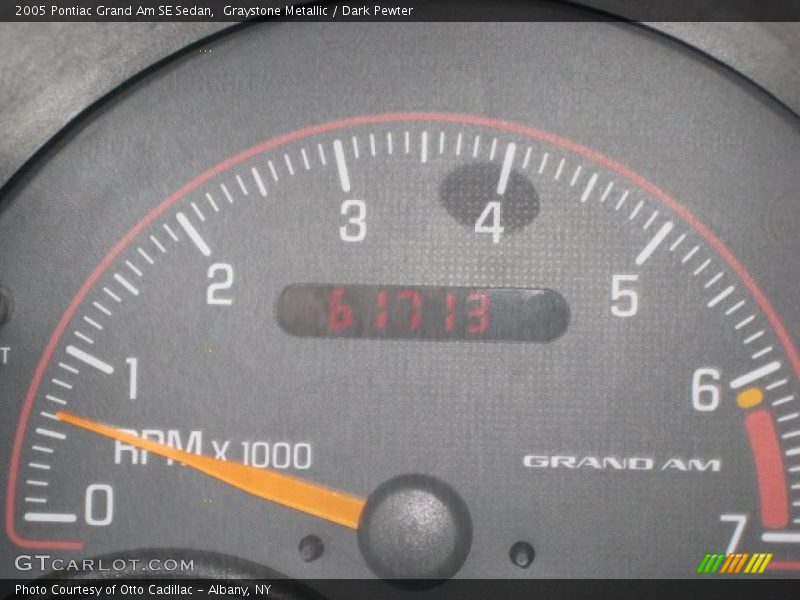 Graystone Metallic / Dark Pewter 2005 Pontiac Grand Am SE Sedan
