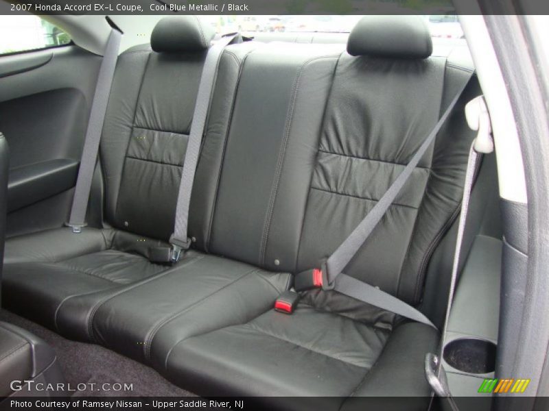 Cool Blue Metallic / Black 2007 Honda Accord EX-L Coupe