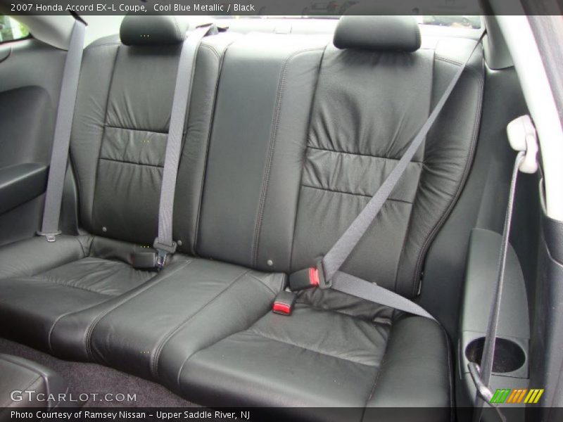 Cool Blue Metallic / Black 2007 Honda Accord EX-L Coupe