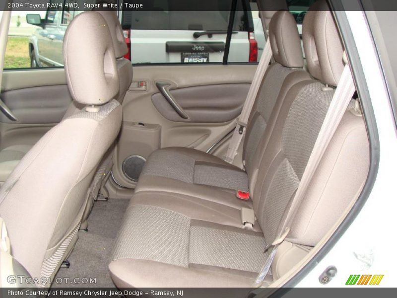 Super White / Taupe 2004 Toyota RAV4 4WD