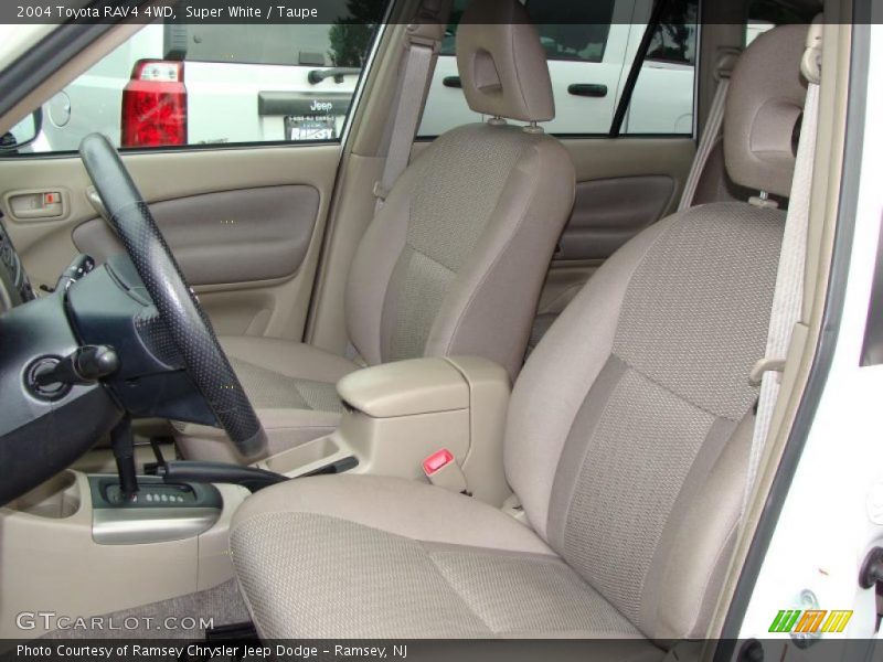 Super White / Taupe 2004 Toyota RAV4 4WD