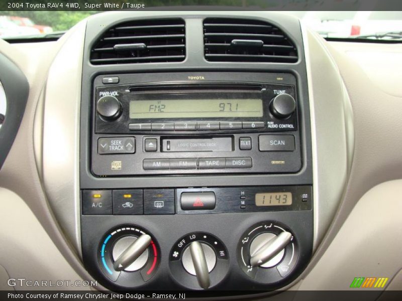 Super White / Taupe 2004 Toyota RAV4 4WD