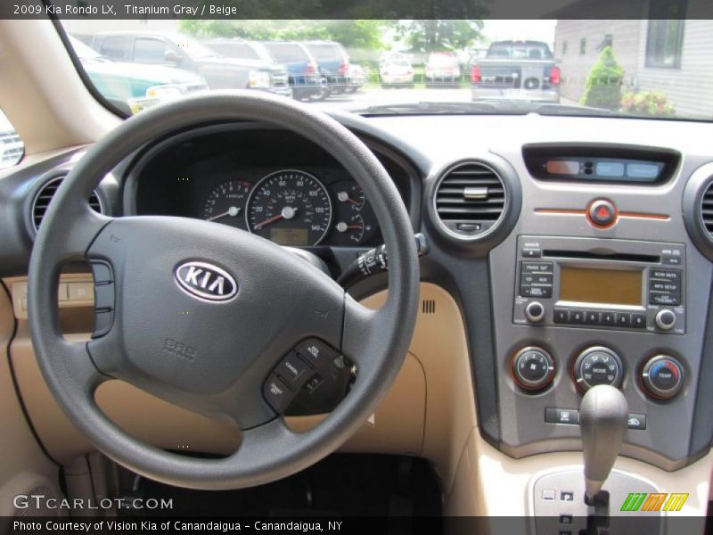 Titanium Gray / Beige 2009 Kia Rondo LX