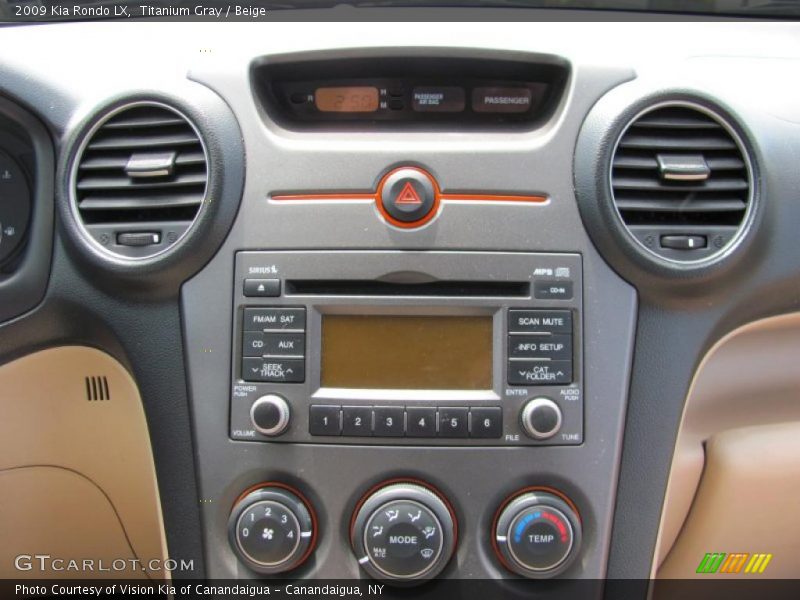 Titanium Gray / Beige 2009 Kia Rondo LX
