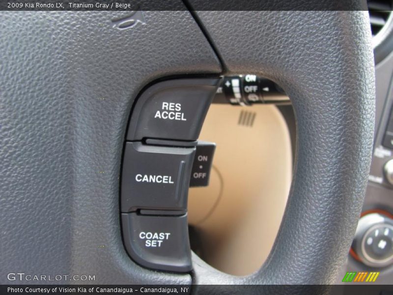 Titanium Gray / Beige 2009 Kia Rondo LX