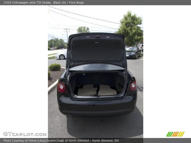 Black Uni / Pure Beige 2009 Volkswagen Jetta TDI Sedan