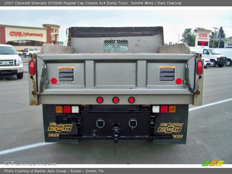 Summit White / Dark Charcoal 2007 Chevrolet Silverado 3500HD Regular Cab Chassis 4x4 Dump Truck
