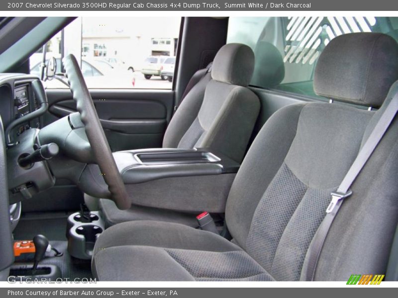 Summit White / Dark Charcoal 2007 Chevrolet Silverado 3500HD Regular Cab Chassis 4x4 Dump Truck