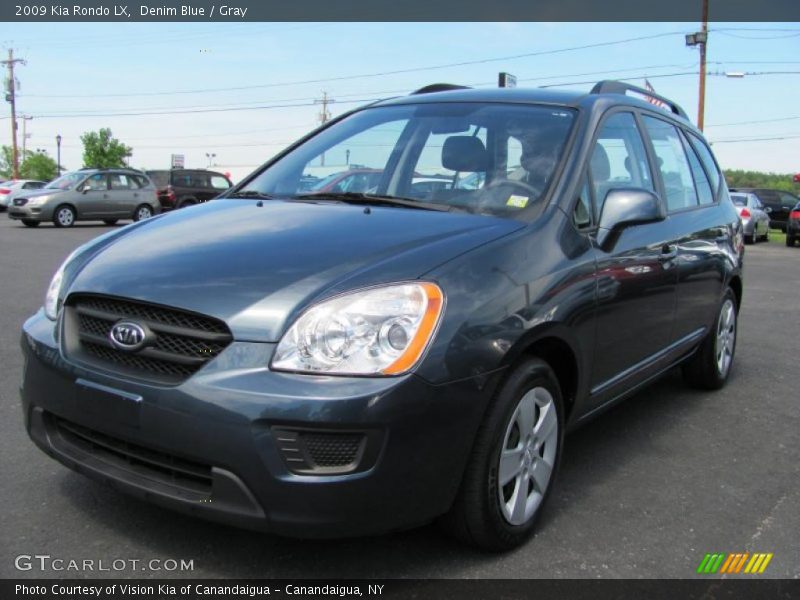 Denim Blue / Gray 2009 Kia Rondo LX