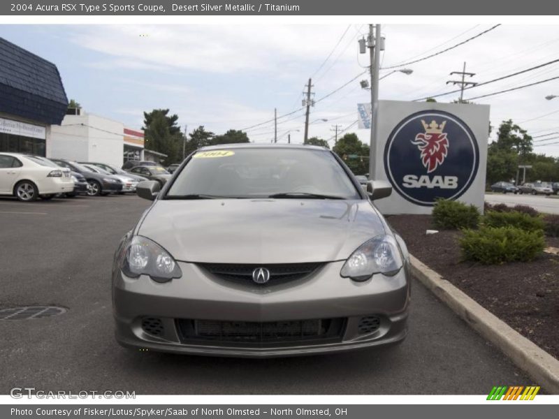 Desert Silver Metallic / Titanium 2004 Acura RSX Type S Sports Coupe