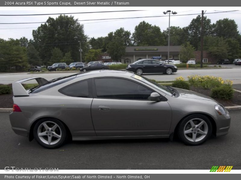 Desert Silver Metallic / Titanium 2004 Acura RSX Type S Sports Coupe