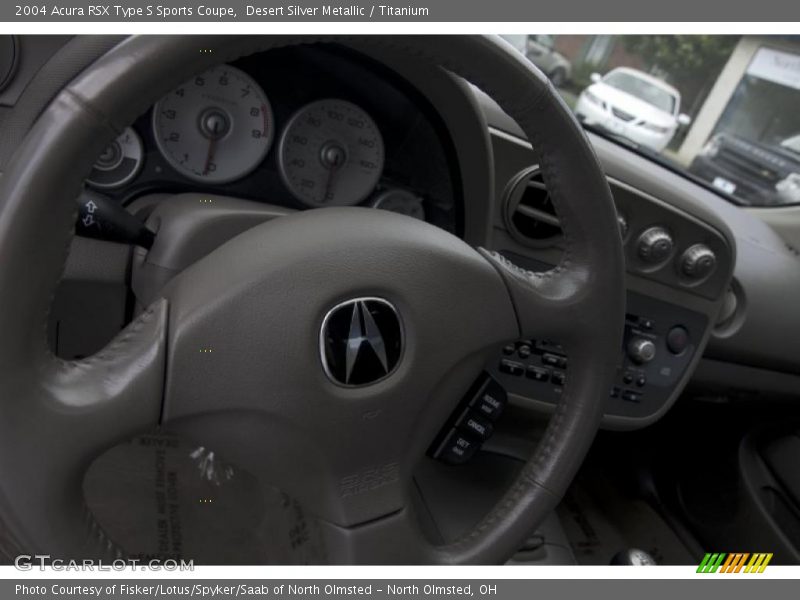 Desert Silver Metallic / Titanium 2004 Acura RSX Type S Sports Coupe