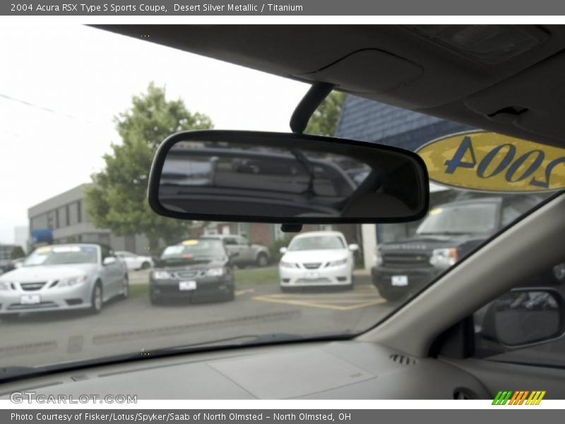 Desert Silver Metallic / Titanium 2004 Acura RSX Type S Sports Coupe
