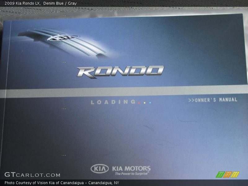 Denim Blue / Gray 2009 Kia Rondo LX