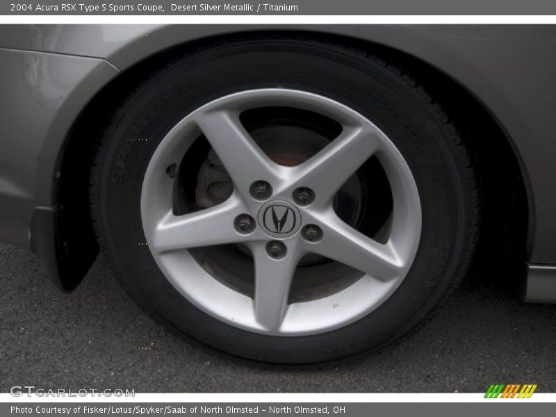 Desert Silver Metallic / Titanium 2004 Acura RSX Type S Sports Coupe