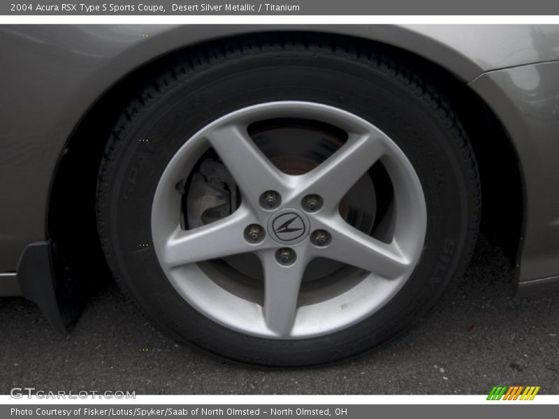 Desert Silver Metallic / Titanium 2004 Acura RSX Type S Sports Coupe