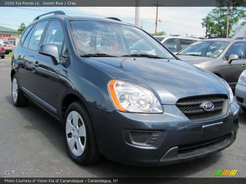 Denim Blue / Gray 2009 Kia Rondo LX