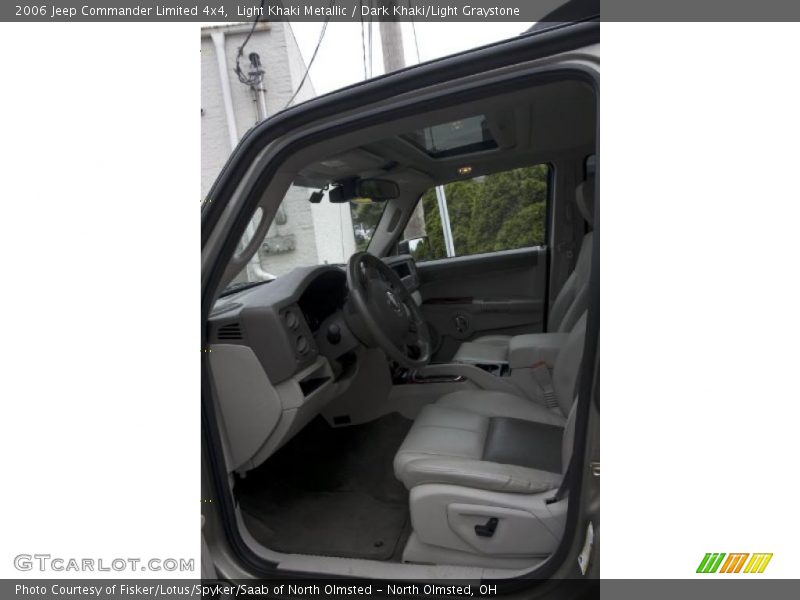 Light Khaki Metallic / Dark Khaki/Light Graystone 2006 Jeep Commander Limited 4x4