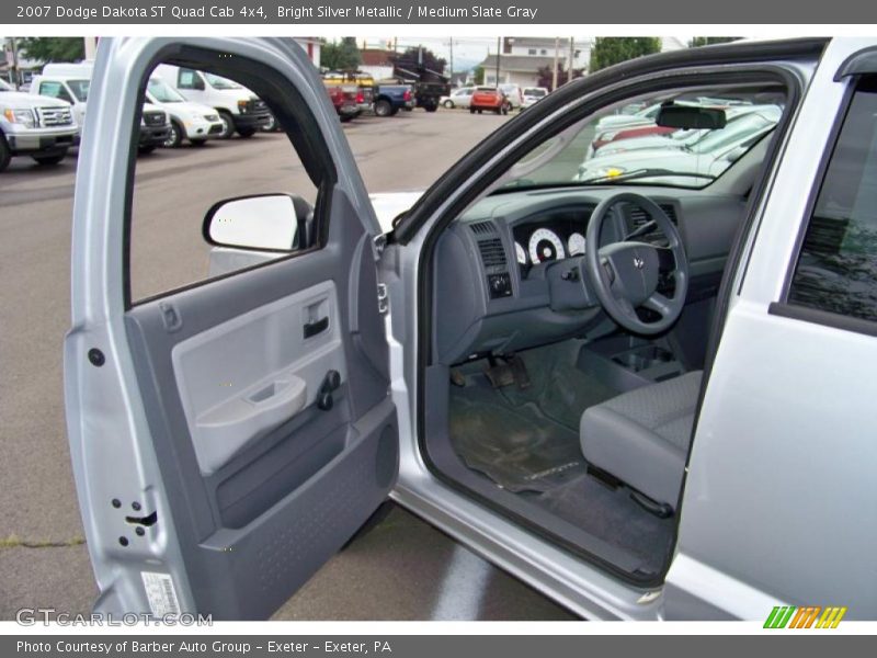 Bright Silver Metallic / Medium Slate Gray 2007 Dodge Dakota ST Quad Cab 4x4