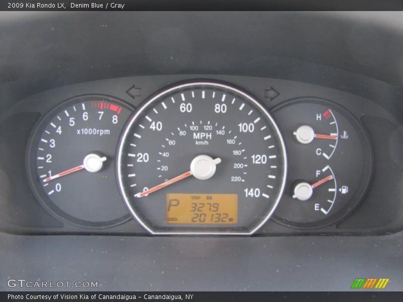 Denim Blue / Gray 2009 Kia Rondo LX
