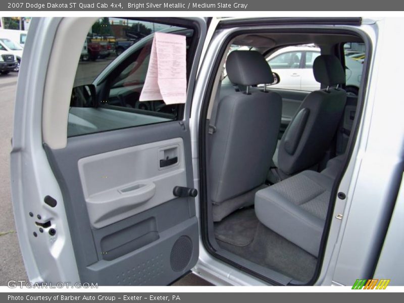 Bright Silver Metallic / Medium Slate Gray 2007 Dodge Dakota ST Quad Cab 4x4