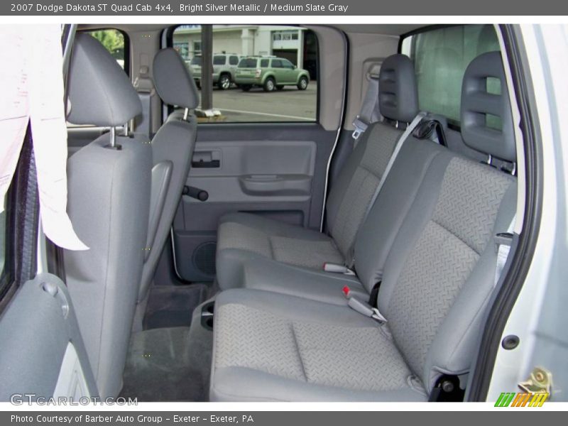 Bright Silver Metallic / Medium Slate Gray 2007 Dodge Dakota ST Quad Cab 4x4