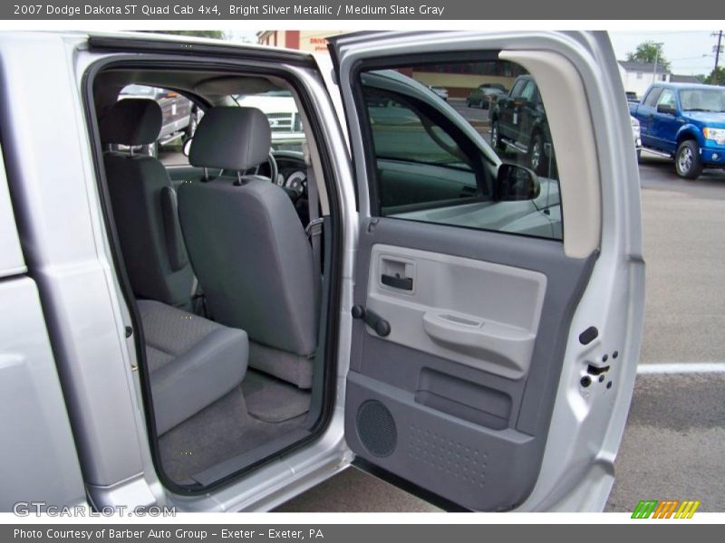 Bright Silver Metallic / Medium Slate Gray 2007 Dodge Dakota ST Quad Cab 4x4