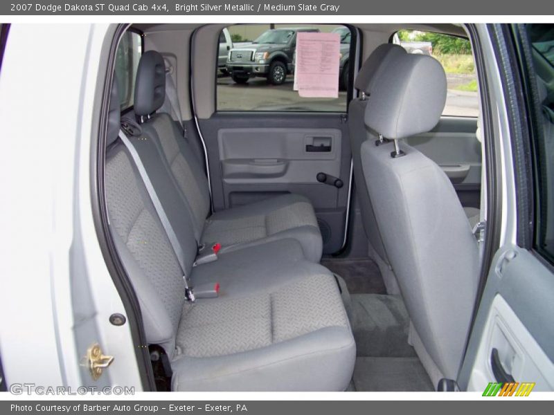 Bright Silver Metallic / Medium Slate Gray 2007 Dodge Dakota ST Quad Cab 4x4