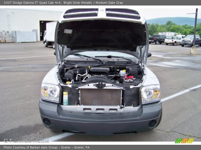 Bright Silver Metallic / Medium Slate Gray 2007 Dodge Dakota ST Quad Cab 4x4