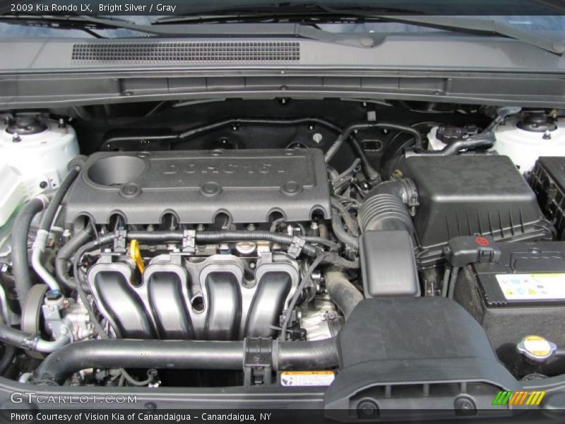 Bright Silver / Gray 2009 Kia Rondo LX