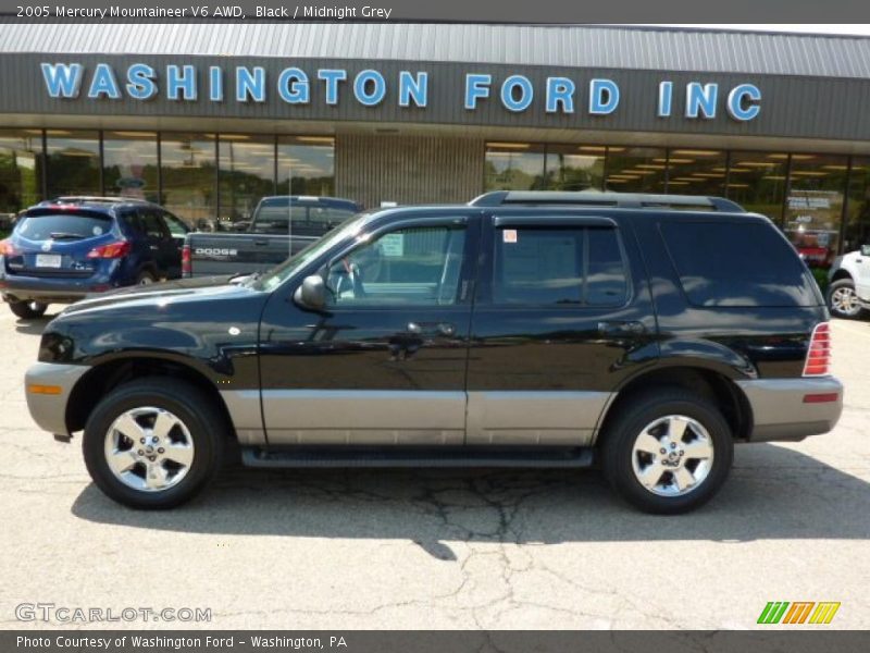 Black / Midnight Grey 2005 Mercury Mountaineer V6 AWD