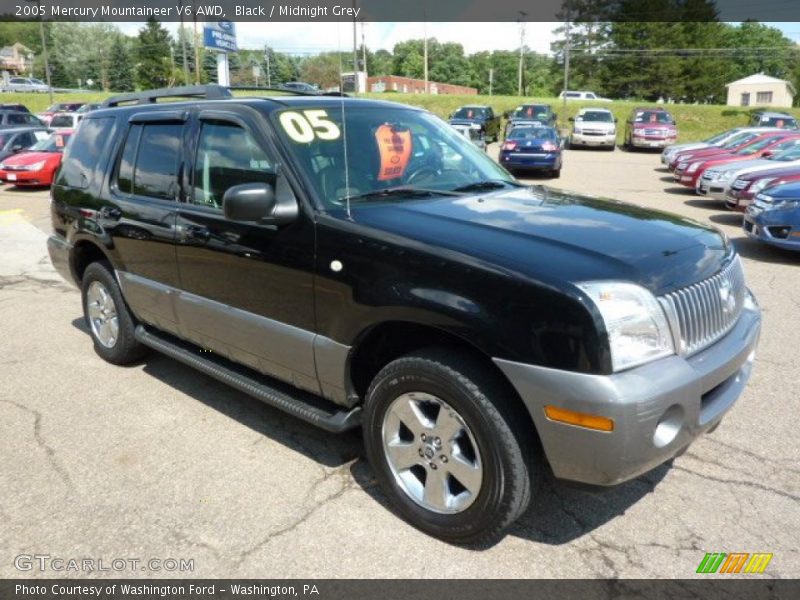 Black / Midnight Grey 2005 Mercury Mountaineer V6 AWD