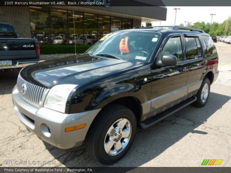 Black / Midnight Grey 2005 Mercury Mountaineer V6 AWD