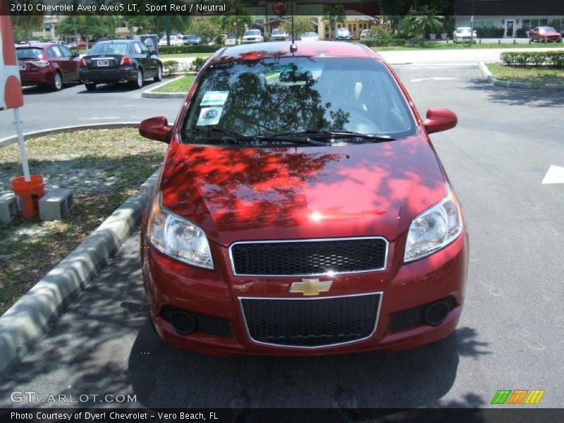 Sport Red / Neutral 2010 Chevrolet Aveo Aveo5 LT