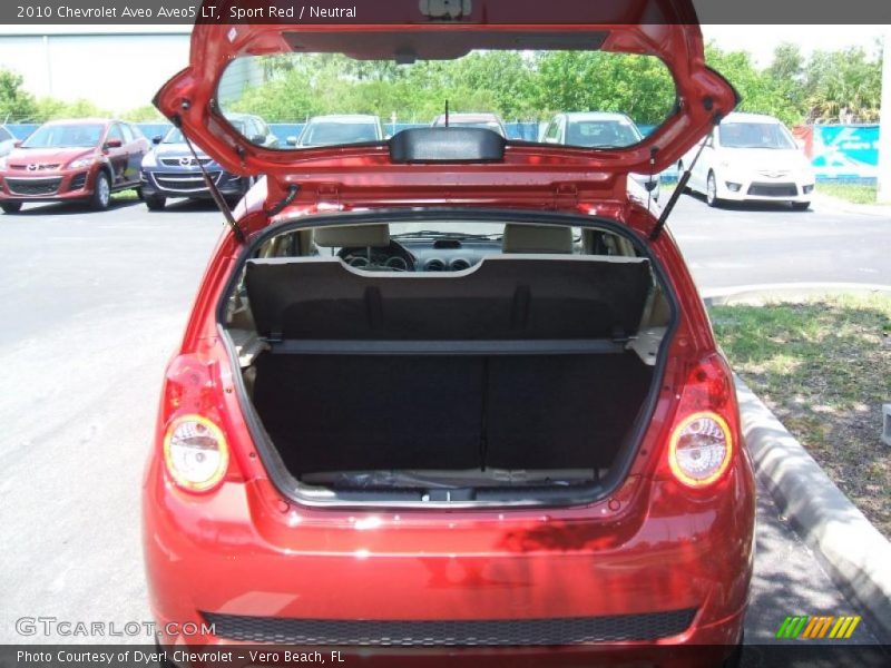 Sport Red / Neutral 2010 Chevrolet Aveo Aveo5 LT