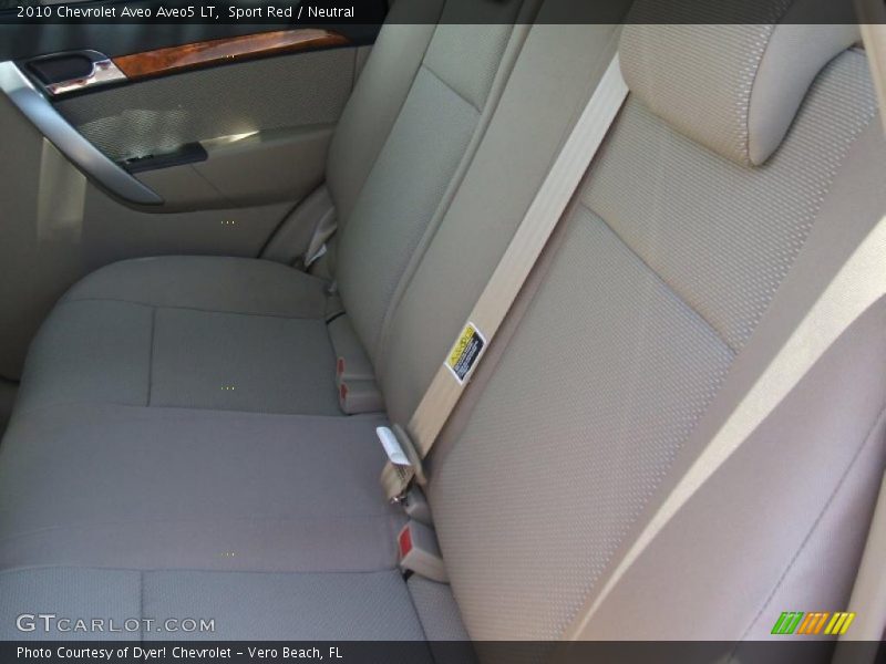 Sport Red / Neutral 2010 Chevrolet Aveo Aveo5 LT