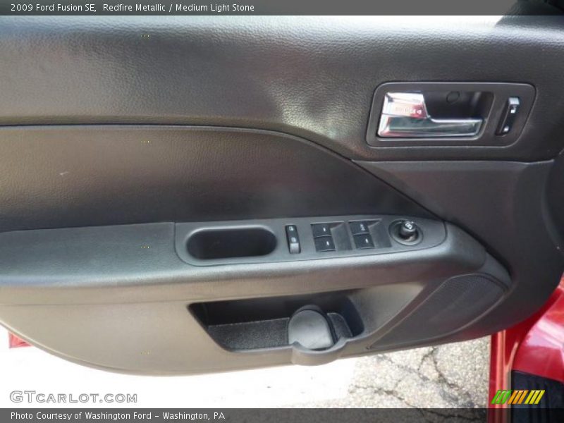 Redfire Metallic / Medium Light Stone 2009 Ford Fusion SE