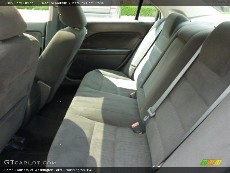 Redfire Metallic / Medium Light Stone 2009 Ford Fusion SE