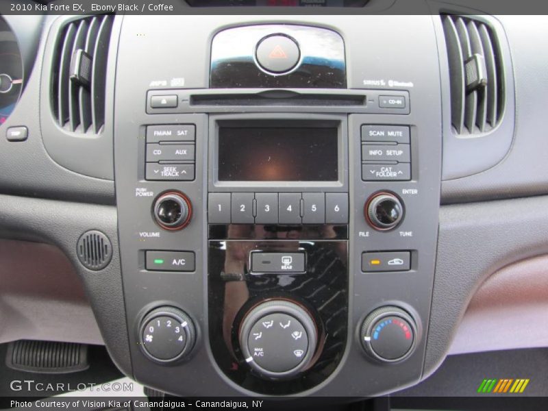Ebony Black / Coffee 2010 Kia Forte EX
